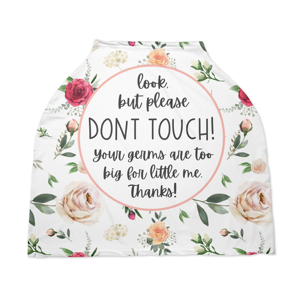 Don't Touch Multi-Use Cover: Pink Floral