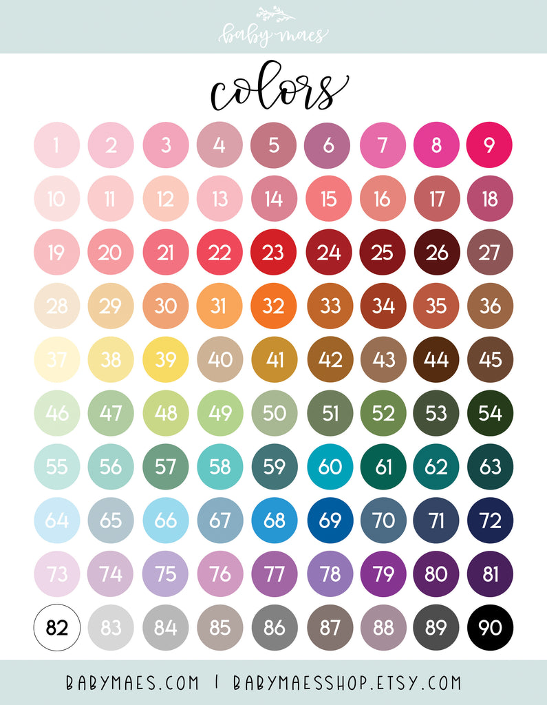 Personalized Custom Color and Font Pet Mat