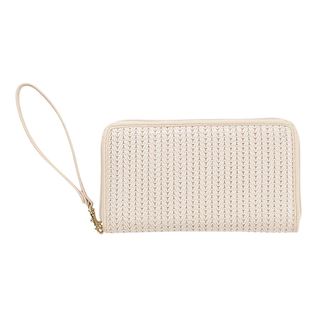 Textured Ivory Wallet