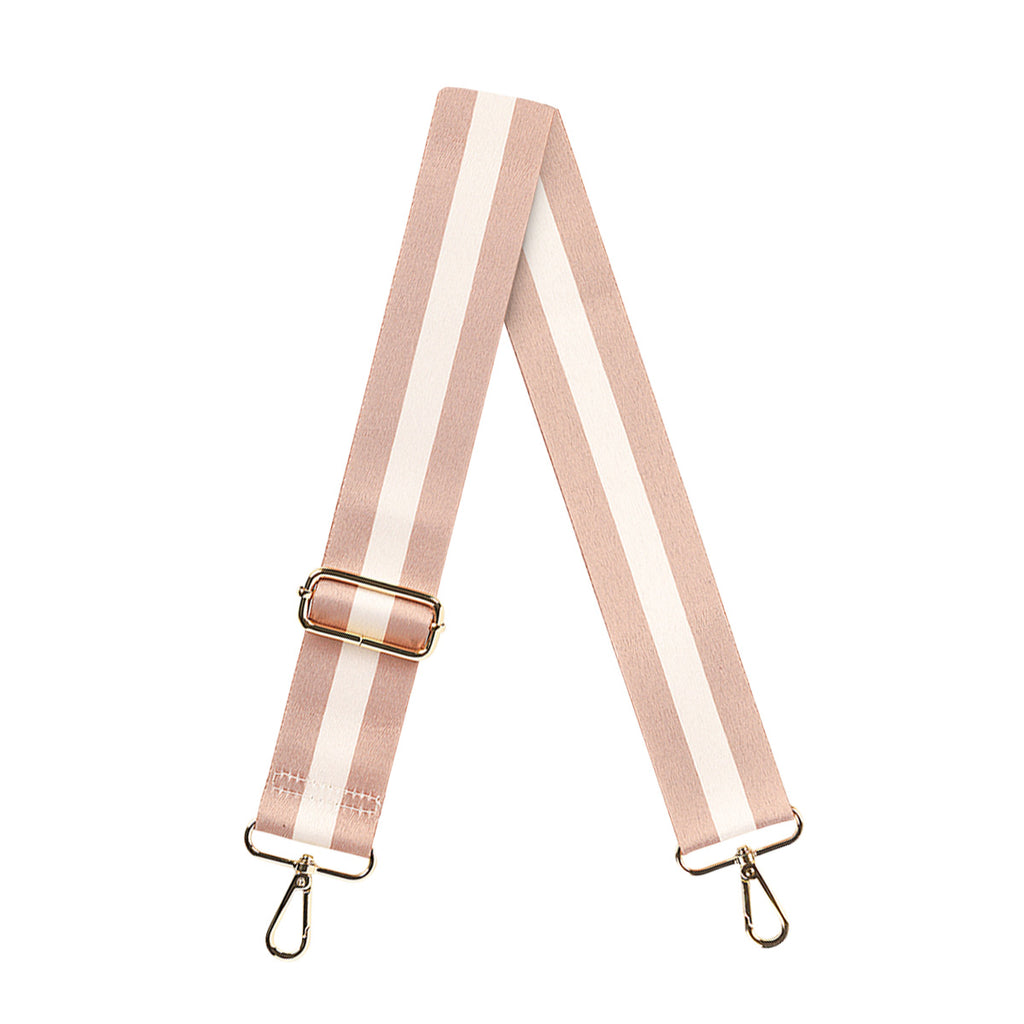 Tan Stripe Crossbody Strap