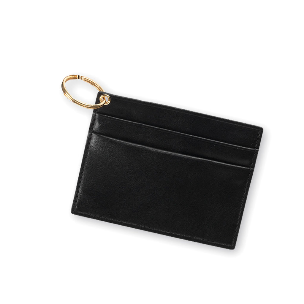 Black Wallet Keychain