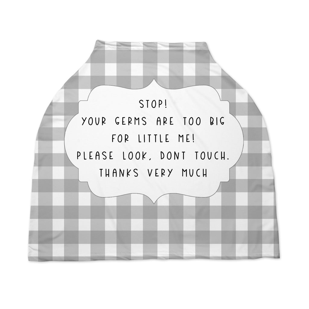 Don't Touch Multi-Use Cover: Gingham