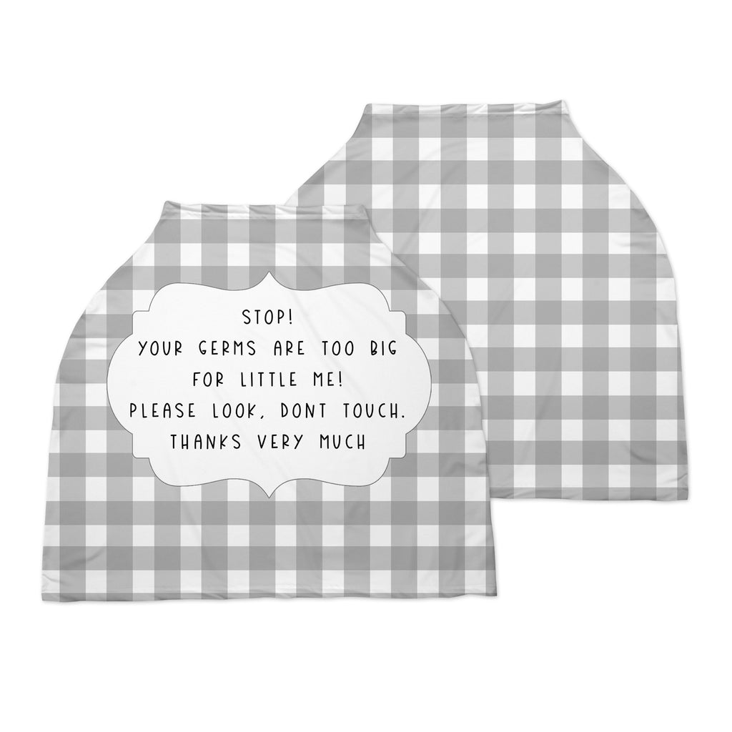 Don't Touch Multi-Use Cover: Gingham