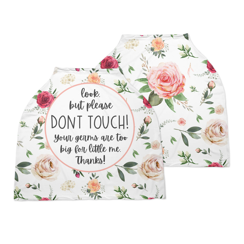 Don't Touch Multi-Use Cover: Pink Floral