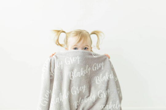 Plush Cuddly Personalized Minky Blanket - Main Image