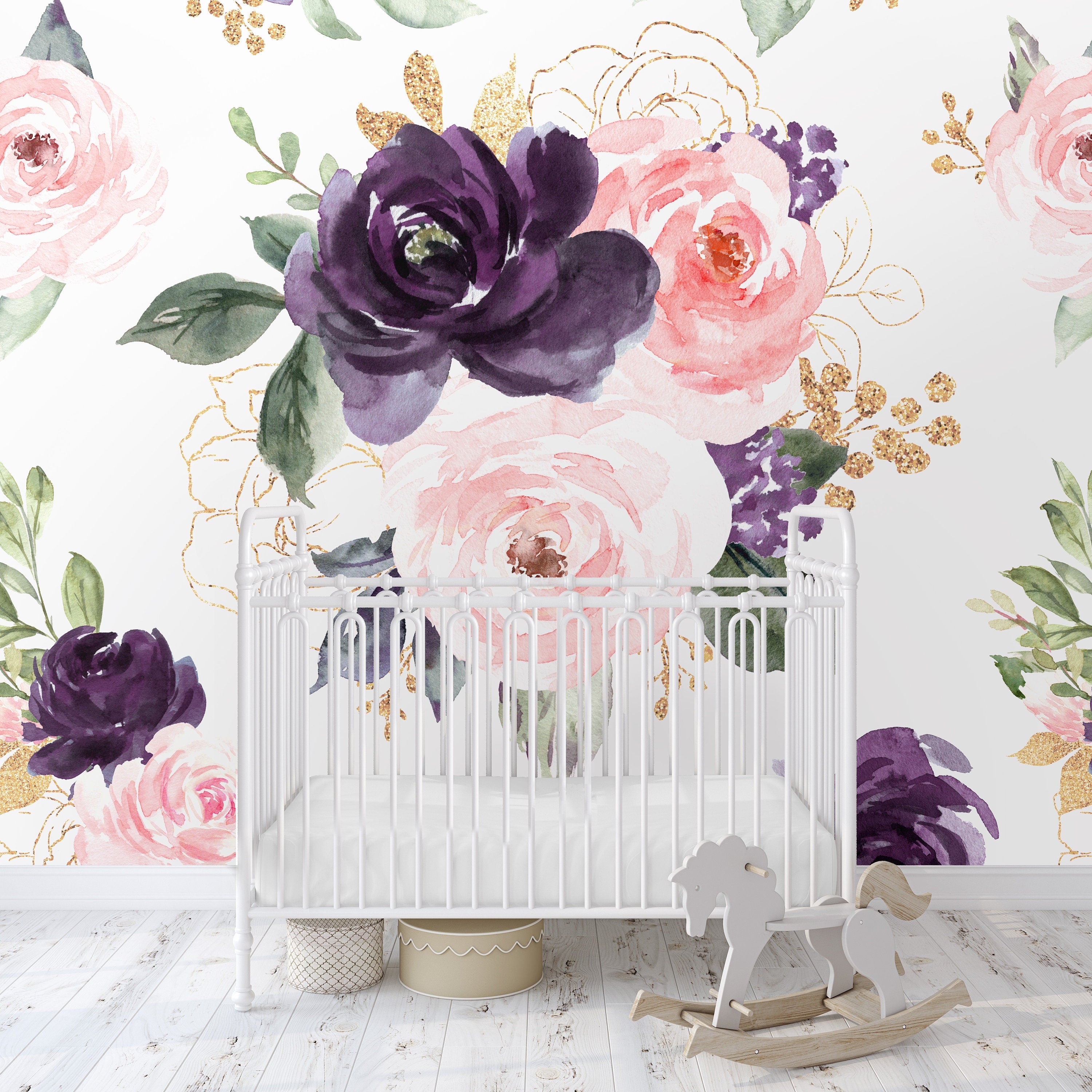 Buy Floral Wallpaper Online In India  Etsy India