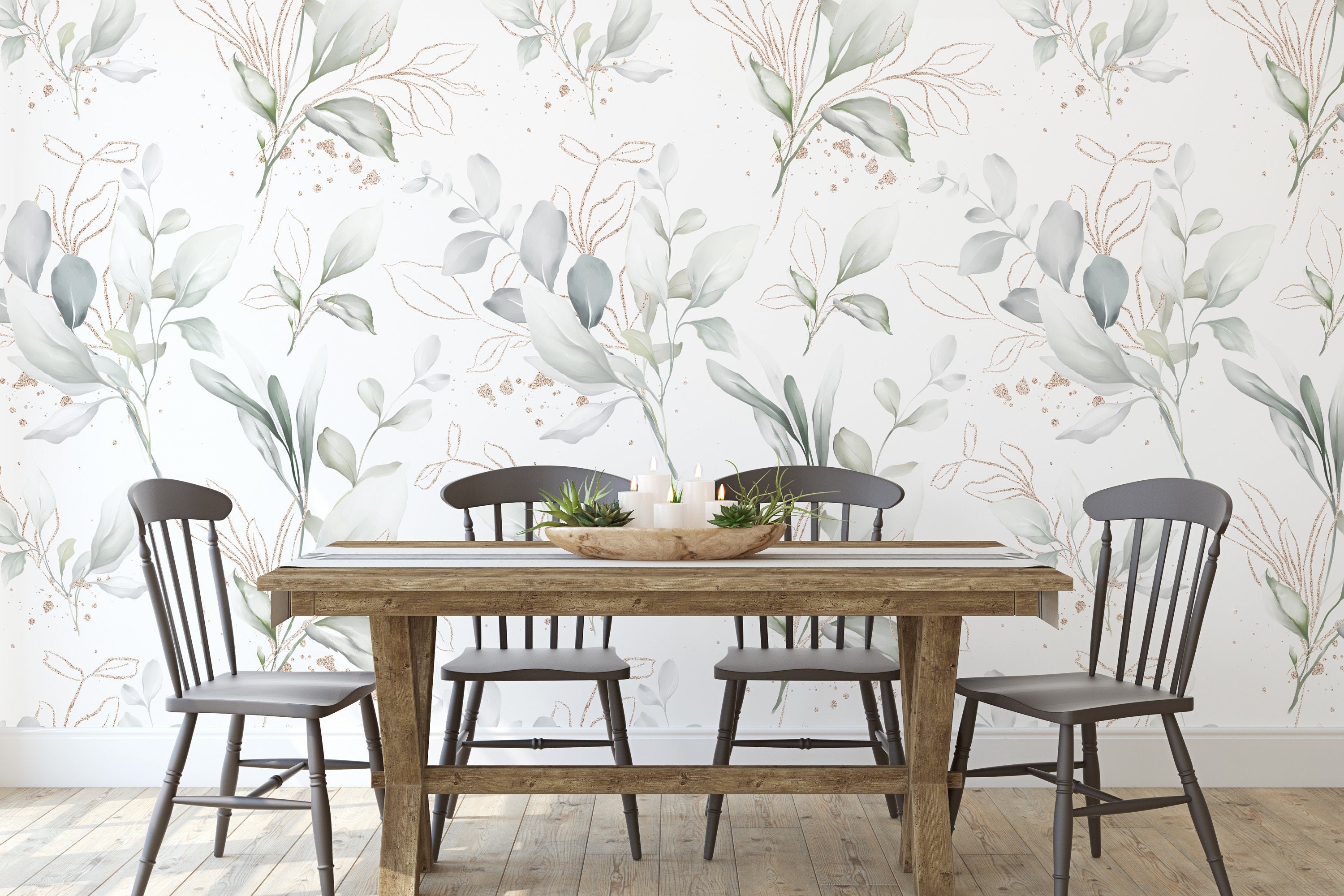 Botanical wallpapers 22 fabulous floral leaf and plantinspired designs   Real Homes