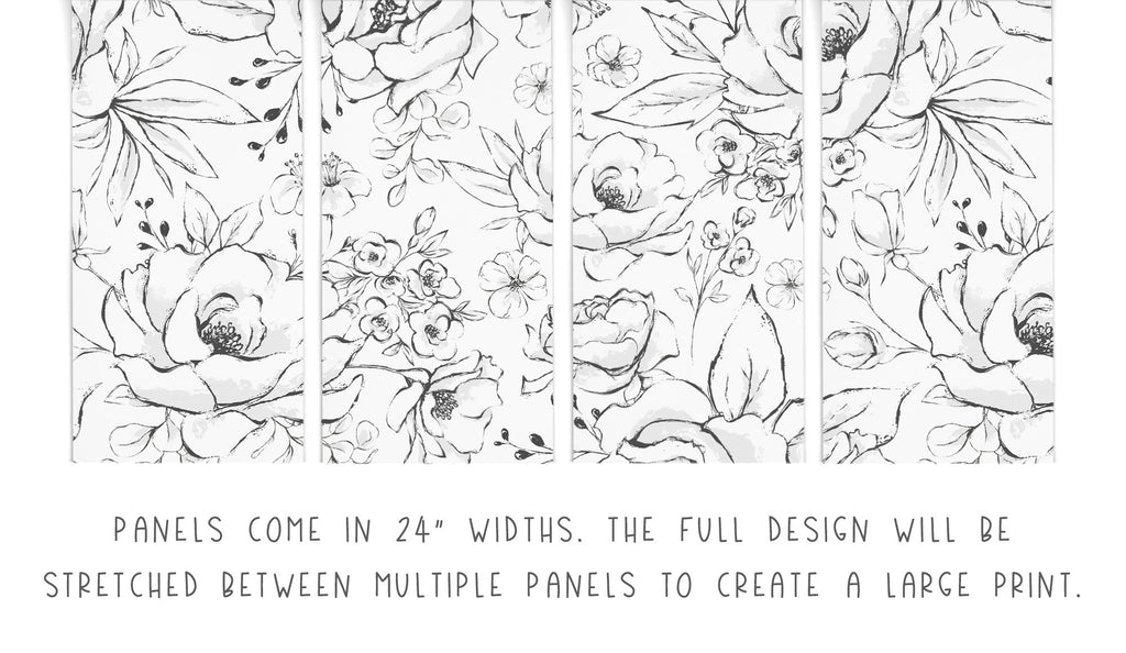 Doodle Floral Wallpaper