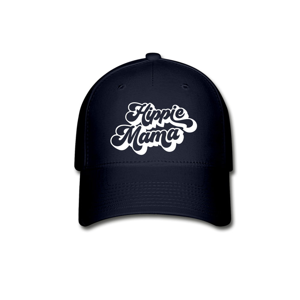 Hippie Mama Baseball Cap - navy