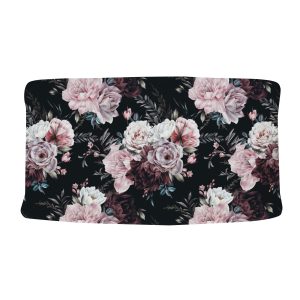 Black Pink Peony Crib Sheet / Boho Floral Nursery / Changing Pad Cover / Mini Crib Sheet Option / Boho Floral / Margot Collection