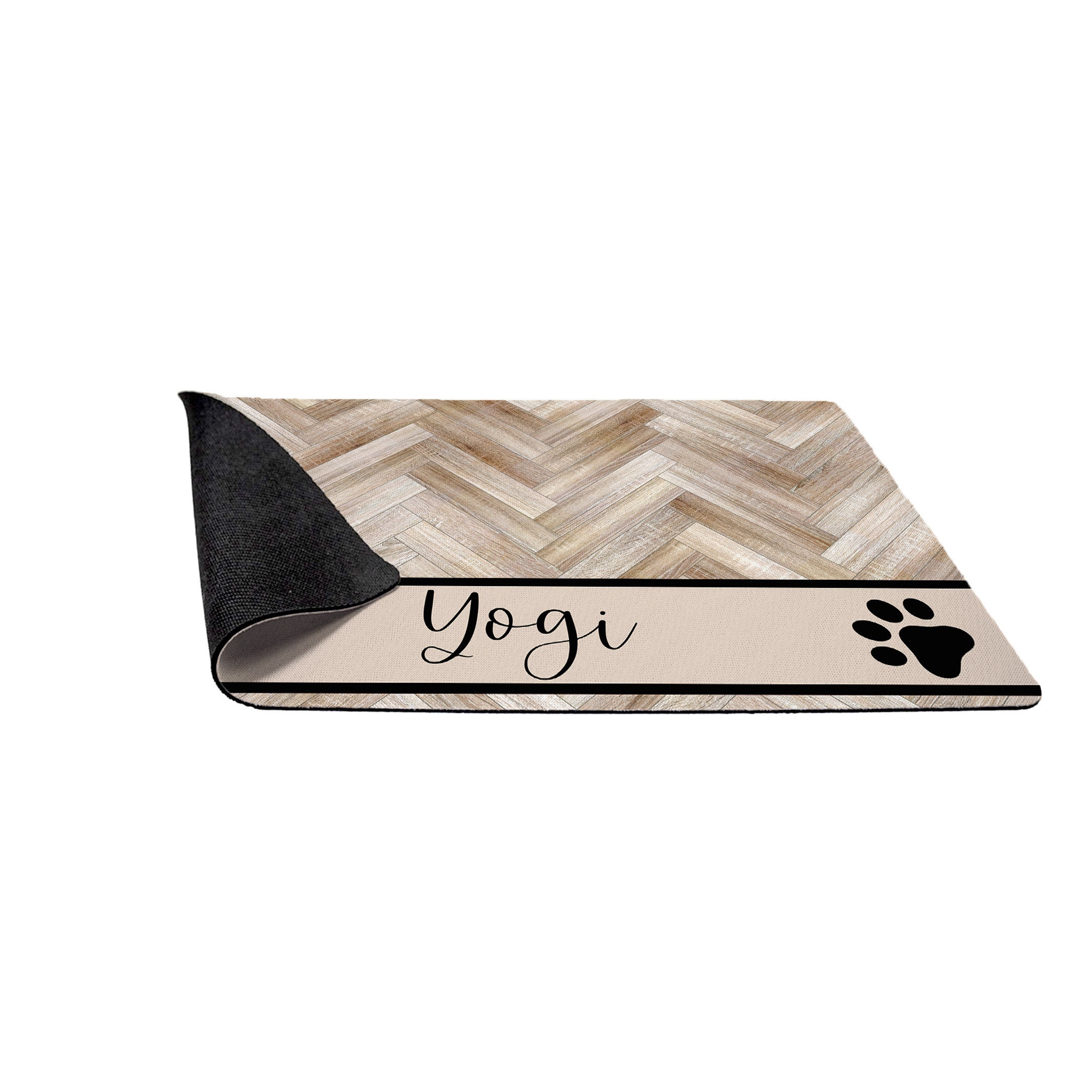 Boy Dog Girl Dog Personalized Pet Placemat / Custom Dog Bowl Mat / New Puppy Supplies - Image 3