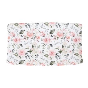 Soft Rose Changing Pad / Rose Nursery / Pink Rose / Plush Blanket /  Mini Crib Sheet Option / Rosie || Collection