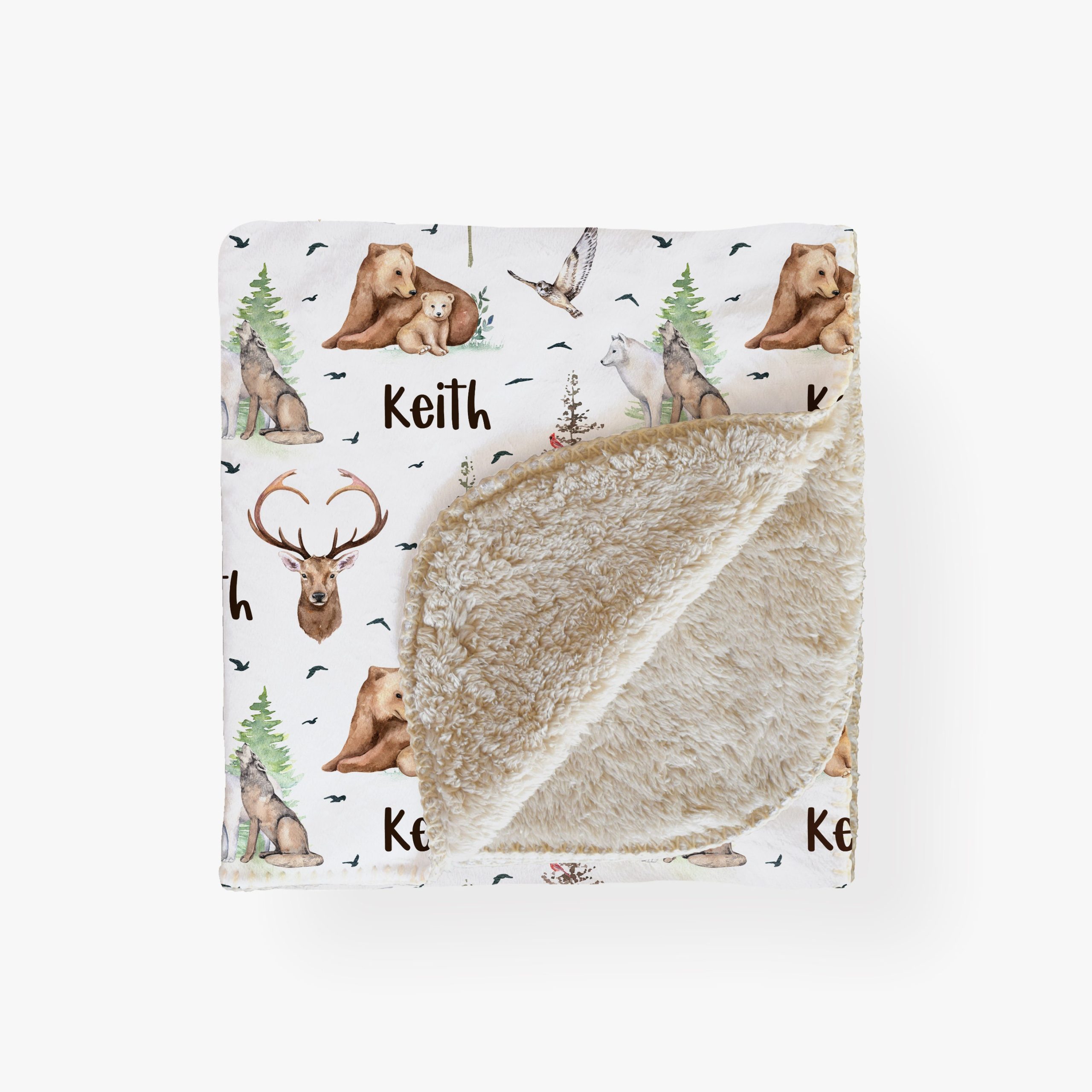 Woodland Animal Nursery / Forest Tree Deer Hunting Nursery / Changing Pad Cover / Mini Crib Sheet Option / Owl Birds Outdoor Baby Boy - Image 7