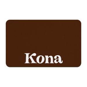 Personalized Brown Dog Food Mat, Customize Name Colors and Font, Puppy Kitten Cat, Water Absorbent Floor Placemat, Home Decor, Gift New Pet