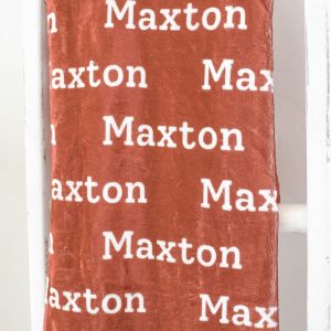 Baby Name Blanket / Boy Blanket with Name / Personalized Baby Boy Blanket / Baby Blanket / Choose Your Colors and Font / Simple Name Minky