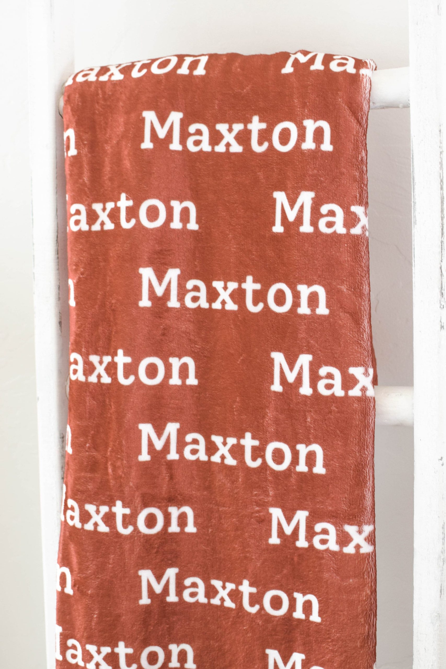 Plush Minky Blanket / Boy Blanket with Name / Personalized Baby Boy Blanket / Baby Blanket / Choose Colors and Font / Royal Blue Keepsake - Image 2
