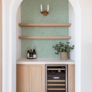 Green Linen Pattern Wallpaper, Traditional or Peel and Stick Removable, Home Decor, Versatile, Accent Wall, Neutral