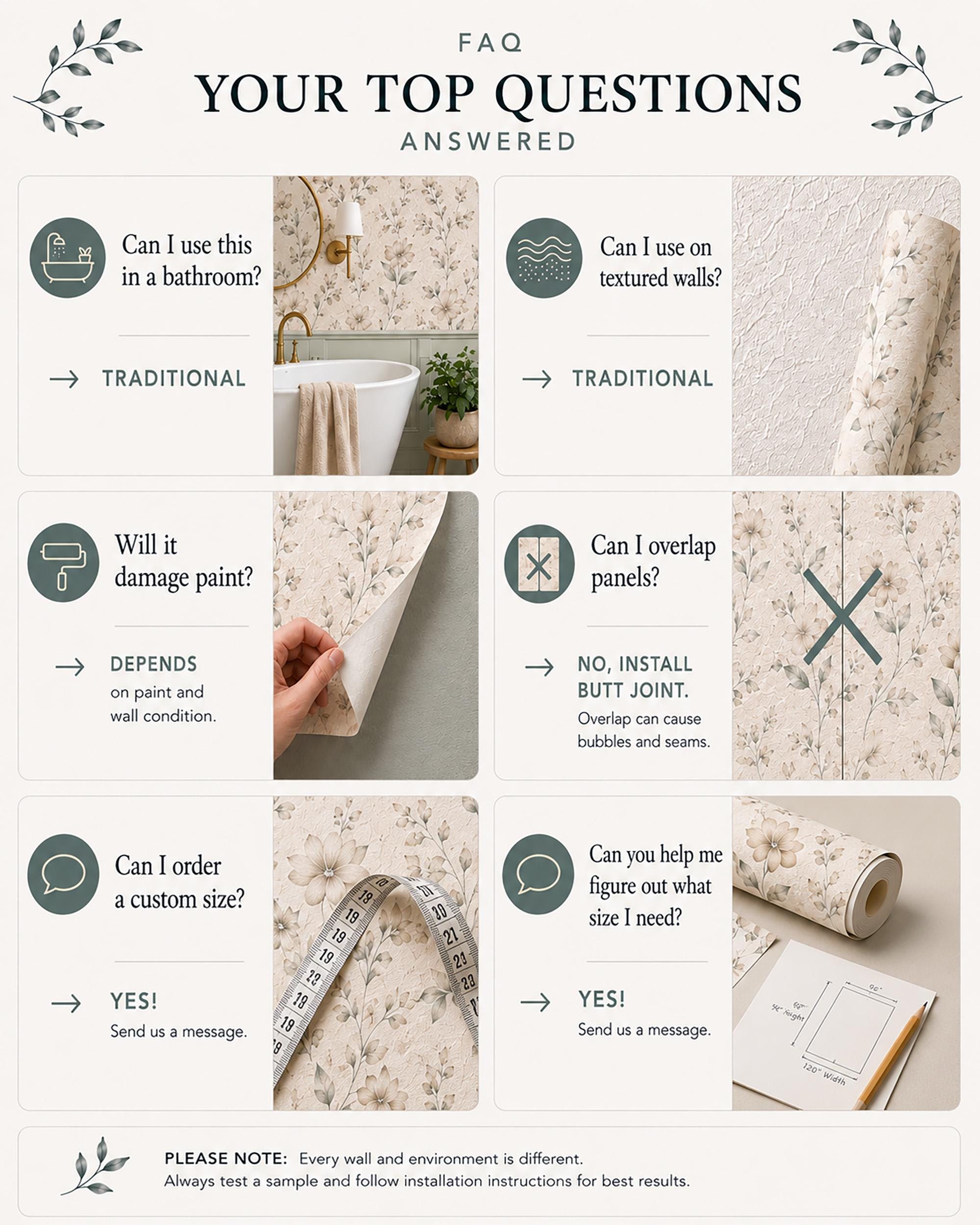 Sage Green on Green Floral Wallpaper, Delicate Flower Pattern, Pressed Floral Garden, Wildflower Coquette Grandmillennial Shabby Chic - Image 20